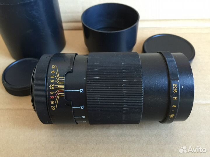 Фотообъектив Юпитер-37А с просветлением мс М42 рез