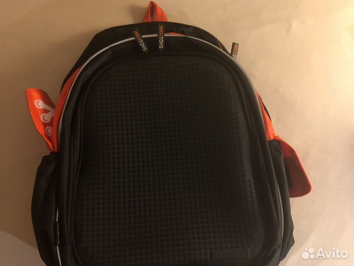 Школьный рюкзак-мозаика пиксели, в школу, прогулку