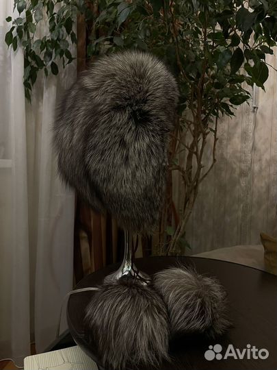 Шапка из чернобурки