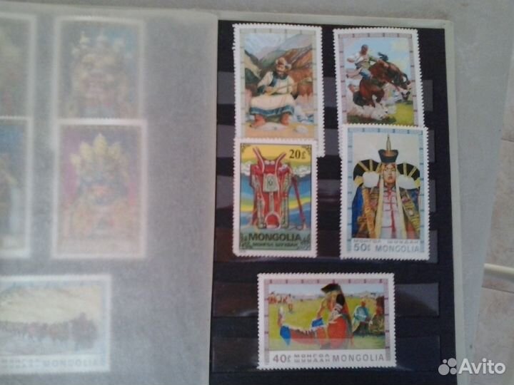 Монголия, марки