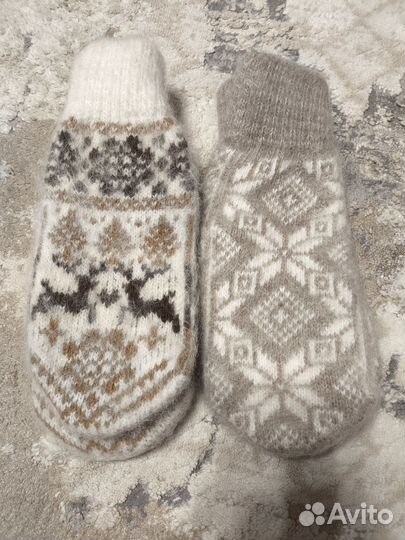 Варежки пуховы