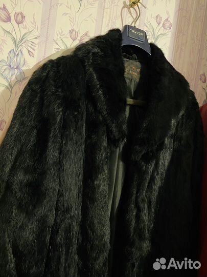 Старая шуба из кролика