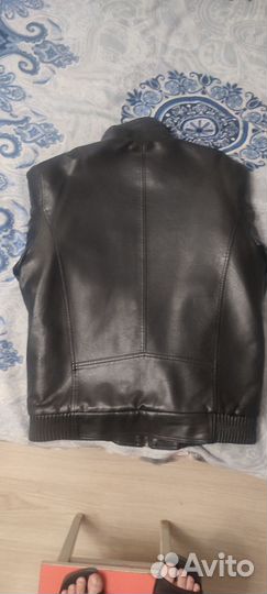 Кожаная куртка мужская 50 52