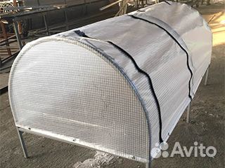 Парник с армированным чехлом