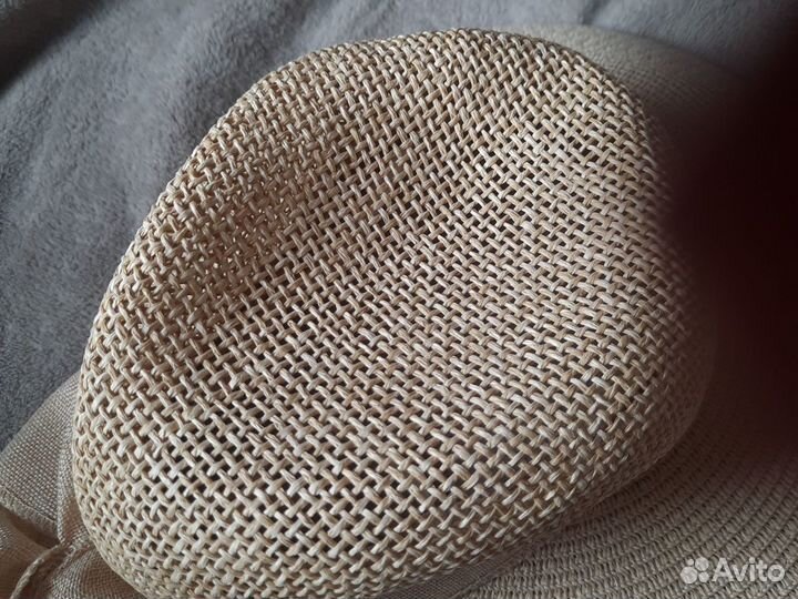 Шляпа женская соломенная, объем до 56