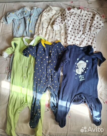 Слипы комбинезоны 68 на мальчика
