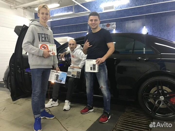 Автосигнализация Пандора Dx57 + установка