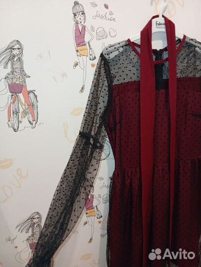 Платье для девочки 42.Новое
