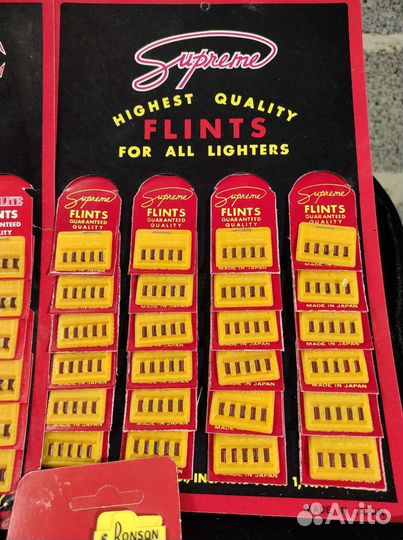 Кремни для винтажных зажигалок. Ronson, Red Devil