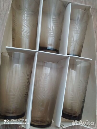 Новый сувенирный набор стаканов времён СССР