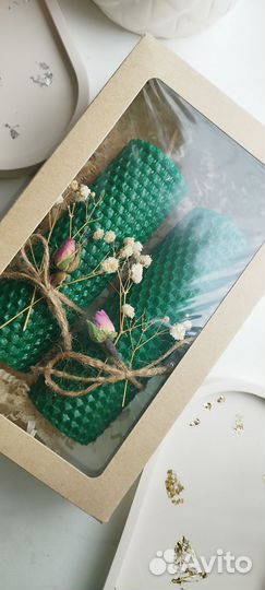 Свечи ручной работы из вощины