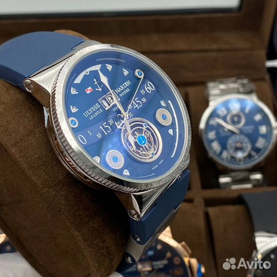 Часы мужские ulysse nardin синие