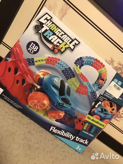 Новый гоночный гибкий трэк с машинкой