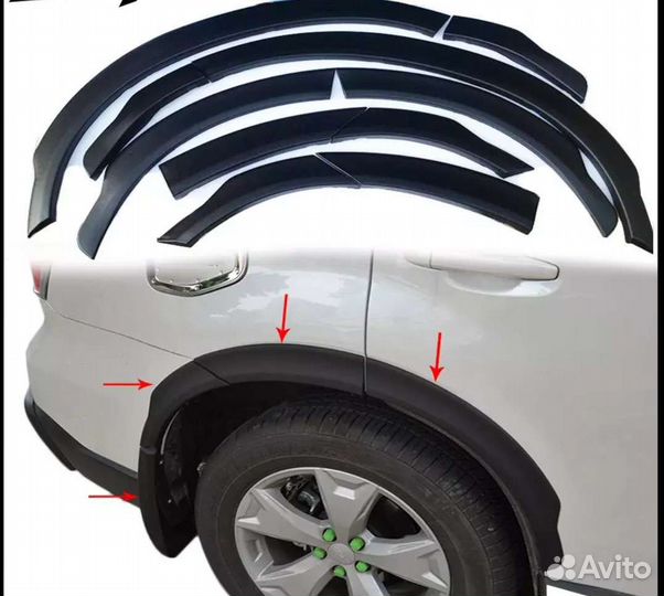 Расширители колёсных арок Субару Форестер SJ5