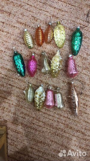 Елочные игрушки СССР советские