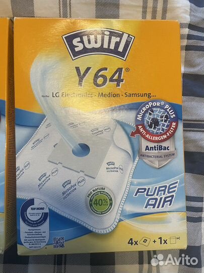 Мешки для пылесоса Swirl Y64