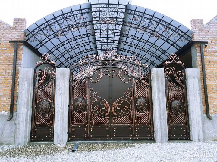 Кованные ворота