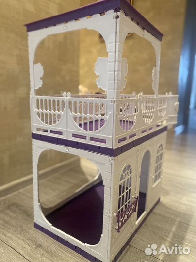 Кукольный домик для барби с мебелью