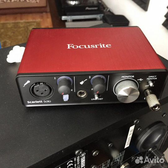 Внешняя звуковая карта focusrite