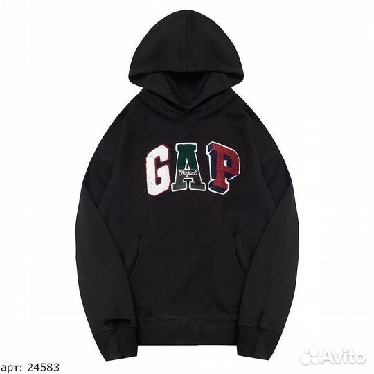 Худи Gap color soft Черное