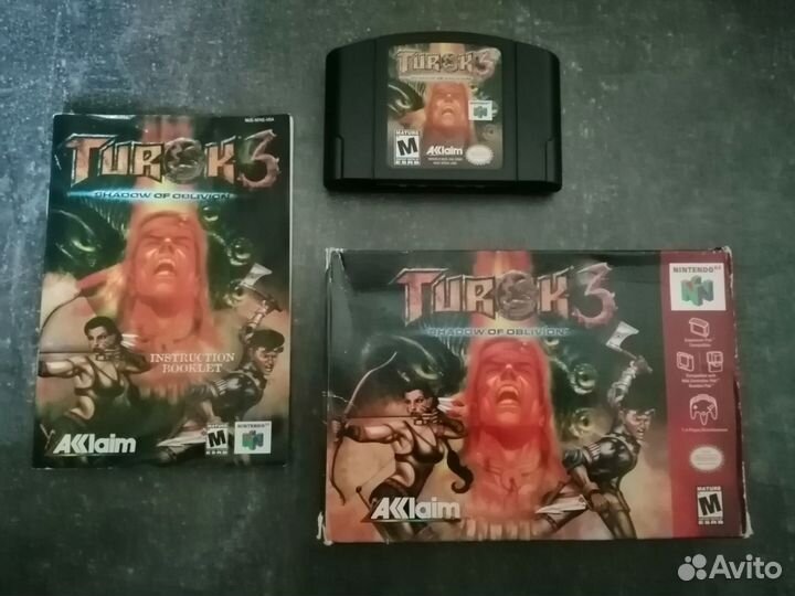 Turok 3:shadow of oblivion N64 Nintendo 64 USA