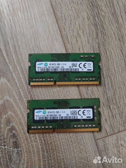 Оперативная память samsung 4 и 2gb