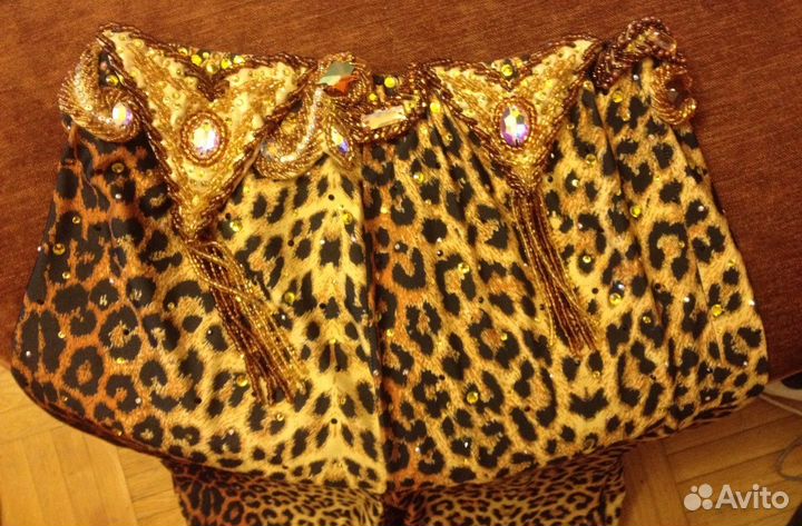 Костюм для танца живота, камни сваровски