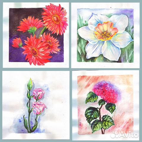 Картина акварель