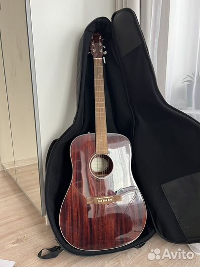 Fender CD-60S dread ALL-MAH WN акустическая гитара