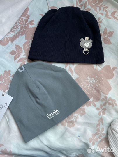 Шапочки для новорожденных 0-6 м