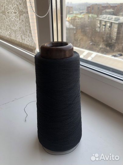 Нитки для шитья Лавсан, 6 бобин, намотка на фото