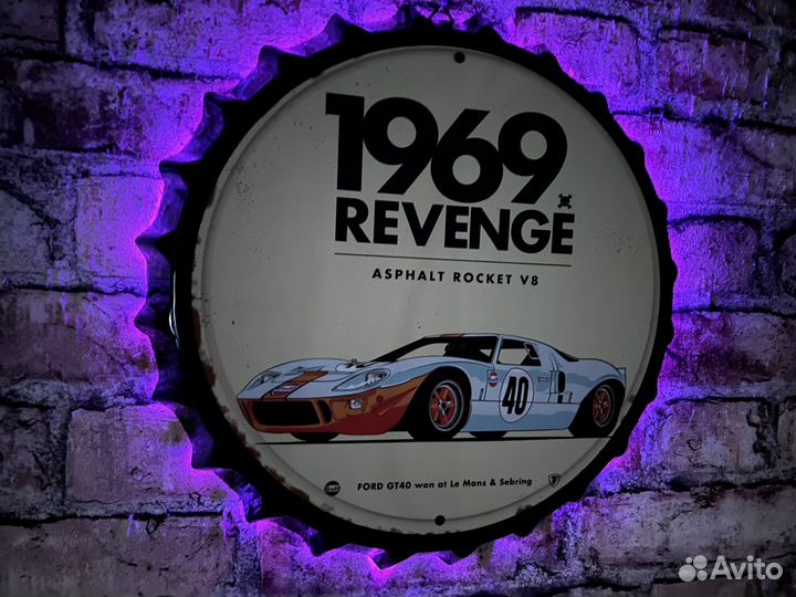 Декор на стену Ford GT 40 1969 Revenge