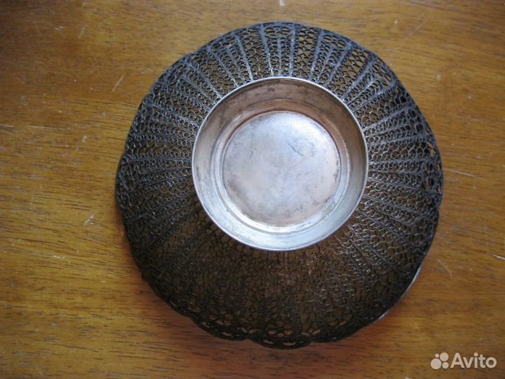 Ваза мельхиоровая