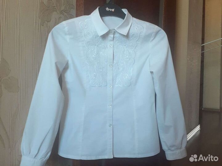 Блузка белая для девочек