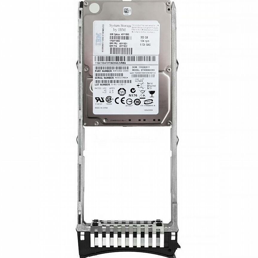 [49Y1931] Жесткий Диск Ibm 300gb 49y1922 6g Sas 2.5 49y1931