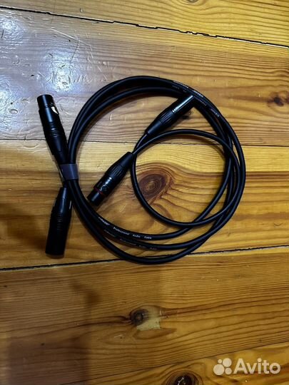 Два премиум xlr - xlr кабеля