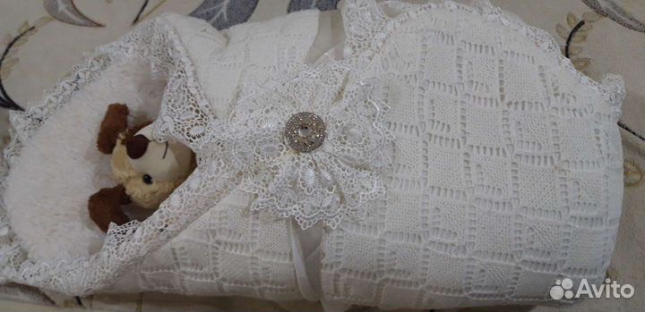 Одеяло уголок на выписку