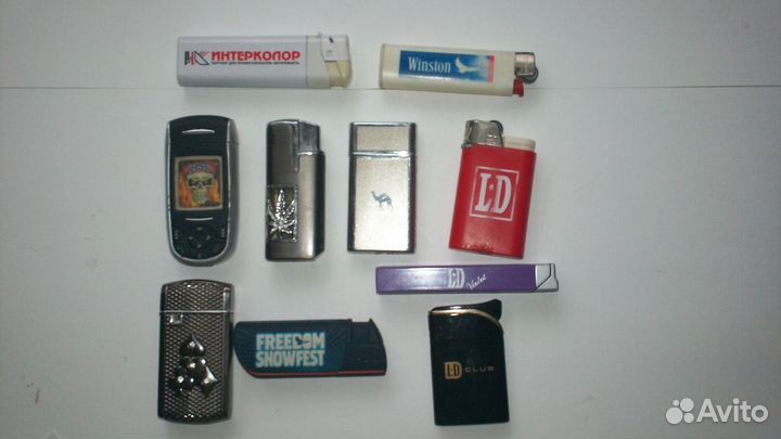 Коллекция зажигалок (50 шт)