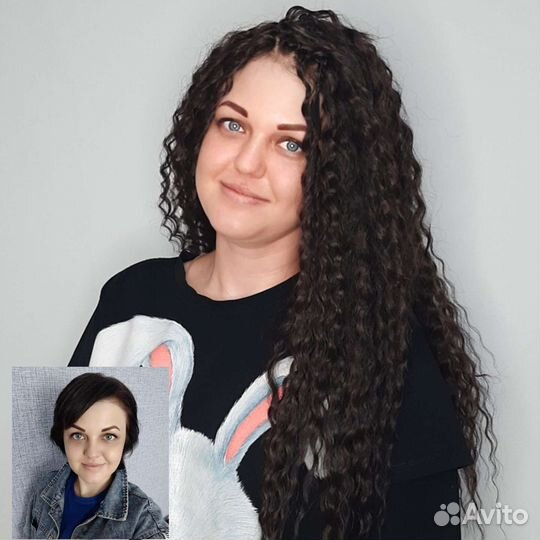 Точечные афрокудри на 2 месяца