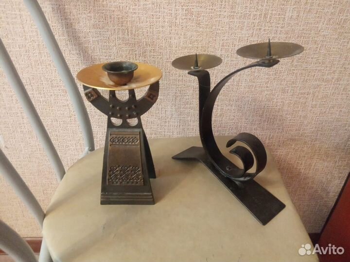 Подсвечник металл СССР