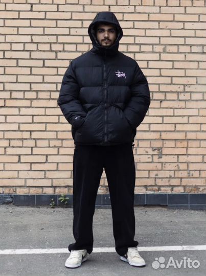 Пуховик оверсайз с капюшоном stasym S 48 L 50 XL 5