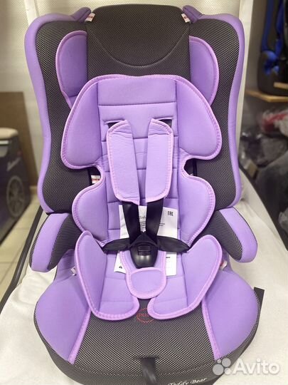 Автокресло (9-36кг) Teddy Bear для девочки