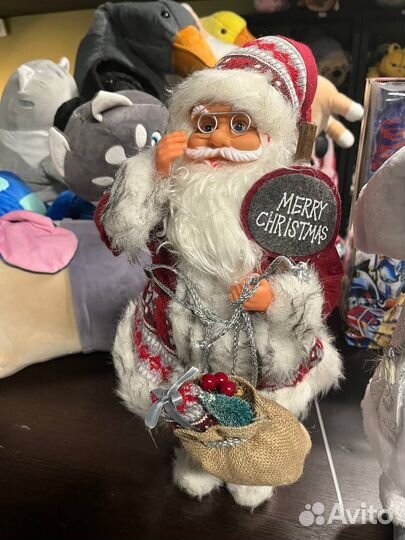 Фигурка деда мороза 33 и 50 см новая