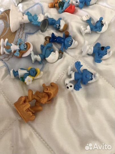 Киндер Смурфы, кроты 90-е разные коллекции