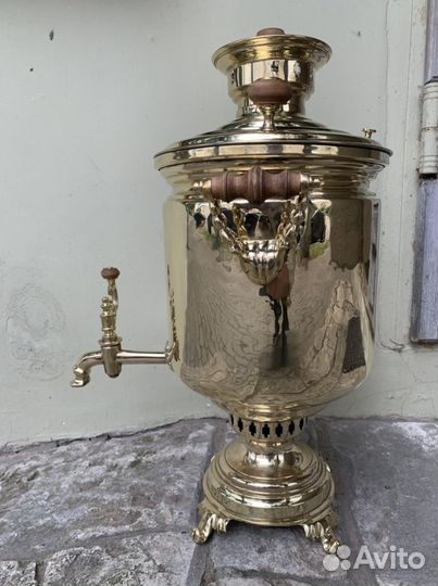 Самовар уголный дровяной начало хх века