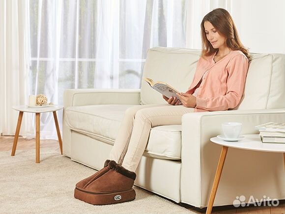 Тепловой вибромассажёр для ног 2 в 1