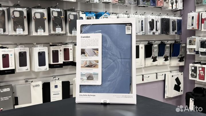 Чехол Uniq Camden iPad Air 10.9-inch (20/22) Blue