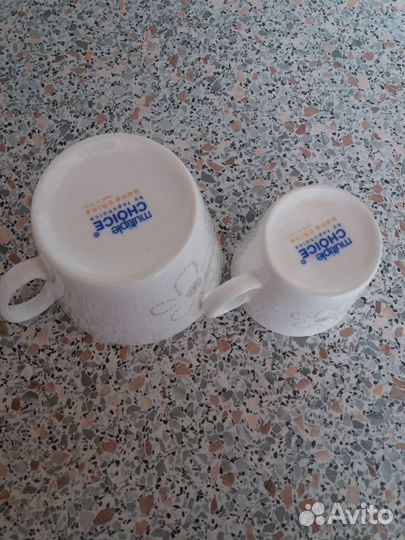 Чашка из костяного фарфора