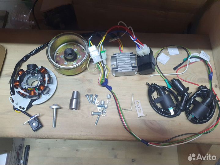 Cdi зажигание Иж Юпитер 6в на 12 без акб