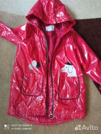 Плащик для девочки рост 122